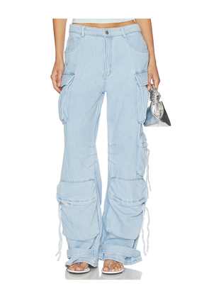 Steve Madden Duo Pant in Blue. Size S. Also in XS, M, L, XL.