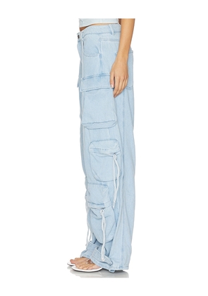 Steve Madden Duo Pant in Blue. Size S. Also in XS, M, L, XL.