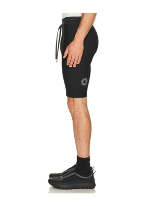 Paradise Zero Ribbed Half Tight in Black. Size S. Also in M, L, XL/1X.