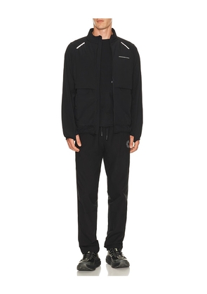 Paradise Zero Padded Front Zip Jacket in Black. Size S. Also in M, L, XL/1X.