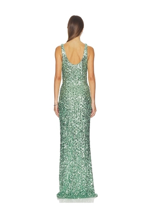 The Sei Tank Gown in Dark Green. Size 0. Also in 2, 6.