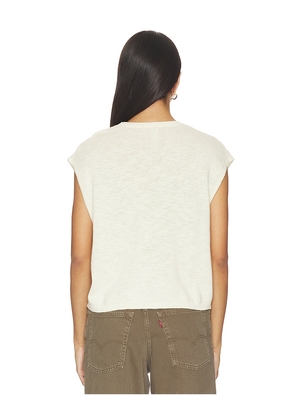 Spiritual Gangster Power Of Sun Shore Tank Top in Cream. Size XS. Also in S, M, L, XL.