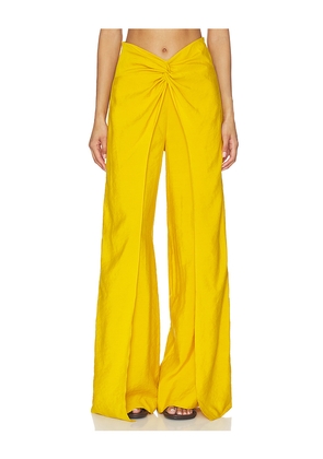 SILVIA TCHERASSI Canturipe Pant in Yellow. Size XS. Also in S, M.