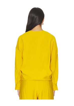 SILVIA TCHERASSI Merida Blouse in Yellow. Size XS. Also in S, M, L.