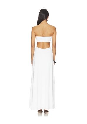 superdown Karrie Strapless Maxi Dress in White. Size XXS. Also in M, L.