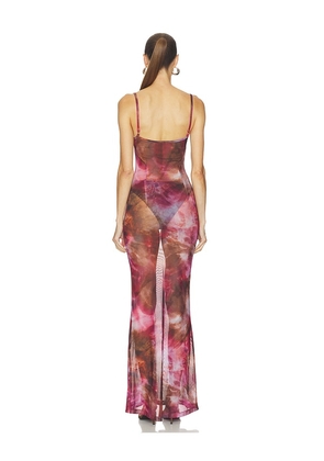 Zhivago Maiano Slip in Brown,Pink. Size 2. Also in 4, 6, 8, 10, 12.
