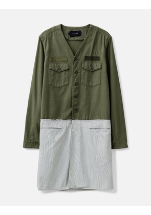 Stripe Shirt Jacket