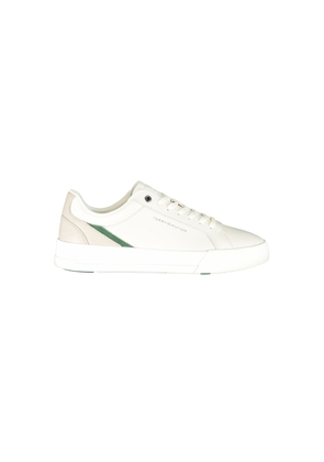 Tommy Hilfiger White Polyester Athletic Sneakers - EU40/US7