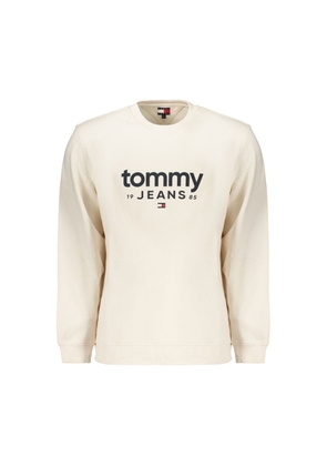 Tommy Hilfiger White Cotton Men's Sweatshirt - S