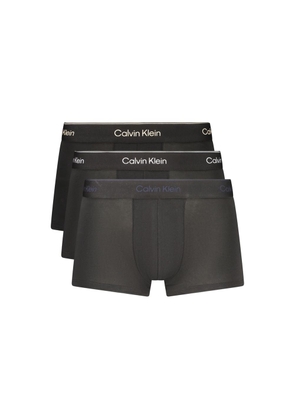 Calvin Klein Black Cotton Menswear Short - S