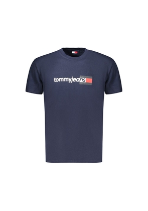 Tommy Hilfiger Blue Cotton T-Shirt - S