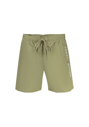 Tommy Hilfiger Green Polyester Men's Boxer - S
