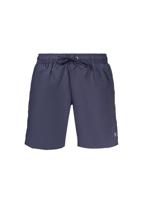 Norway 1963 Blue Polyamide Men's Swim Boxer - S