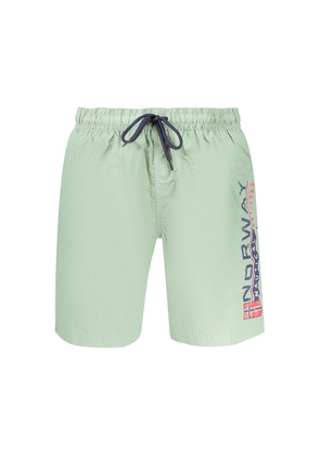 Norway 1963 Green Polyamide Swim Shorts - M