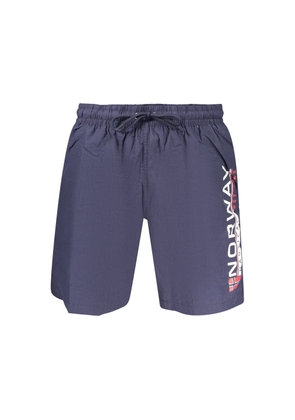 Norway 1963 Blue Polyamide Men's Swimwear - M