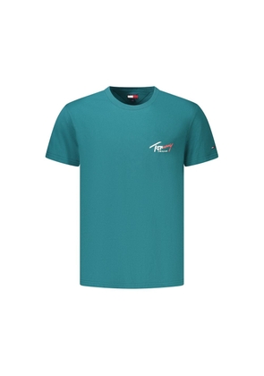 Tommy Hilfiger Verde Cotton Men's T-Shirt - S