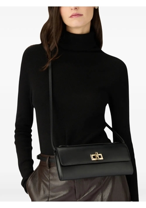 Furla Clara leather clutch bag - Black