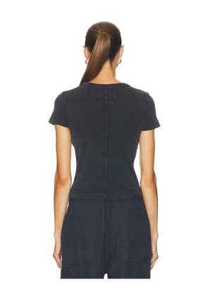 Free People x We The Free Atlas Crew Tee in Black. Size XS. Also in S, M, L, XL.