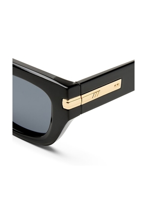 Le Specs Cubito Sunglasses in Black.