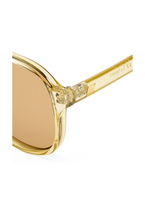 Le Specs Tragic Magic Sunglasses in Tan.