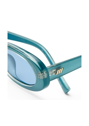 Le Specs Outta Love Sunglasses in Blue.