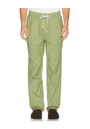TOPO DESIGNS Desert Pants in Green. Size M. Also in S, L, XL/1X.