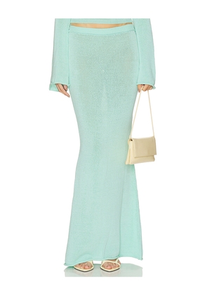 SEROYA Kora Skirt in Teal. Size XS. Also in S, M, L, XL.