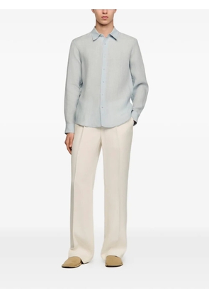 SANDRO linen shirt - Blue