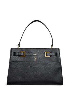 no:rae medium Valegro leather tote bag - Blue
