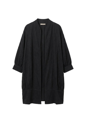 Black Crane Spoon crinkled oversized jacket - Blue