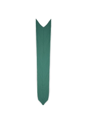 Pleats Please Issey Miyake Monthly March pleated scarf - Green