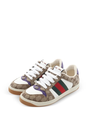Gucci Pre-Owned 2020s Screener panelled sneakers - Neutrals