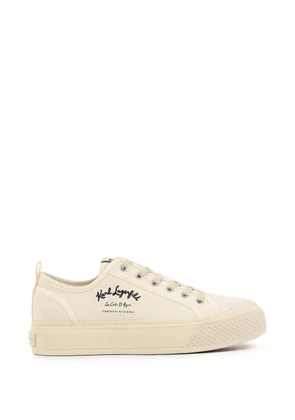 Karl Lagerfeld logo-print platform sneakers - Neutrals