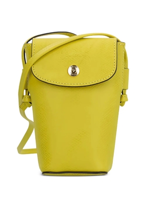 Longchamp Épure leather phone case - Green