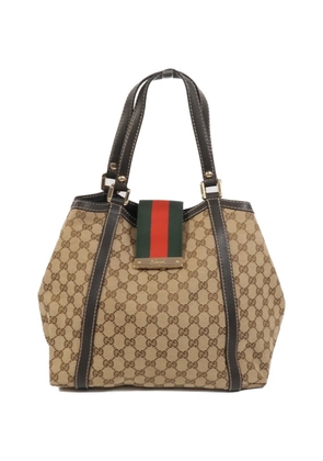 Gucci Pre-Owned GG Canvas Web shoulder bag - Neutrals