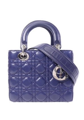 Christian Dior Pre-Owned small Lady Dior tote bag - Blue
