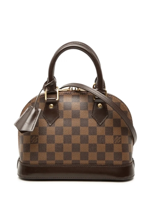 Louis Vuitton Pre-Owned 2013 Damier Ebene Alma BB satchel - Brown