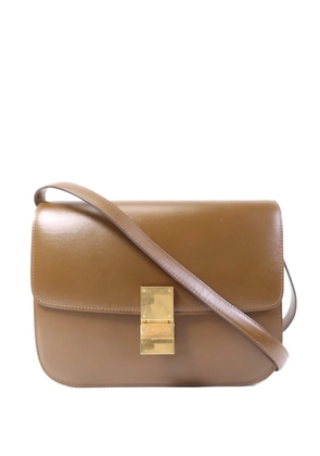 Celine Pre-Owned Classic Box calfskin shoulder bag - Brown