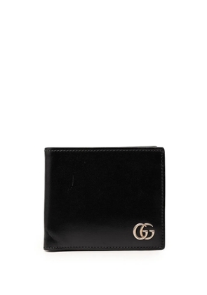 Gucci Pre-Owned 2016-2026 GG Marmont Calfskin Bifold Coin Wallet small wallets - Black