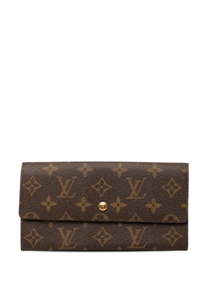 Louis Vuitton Pre-Owned 1991 Monogram Sarah Wallet long wallets - Brown