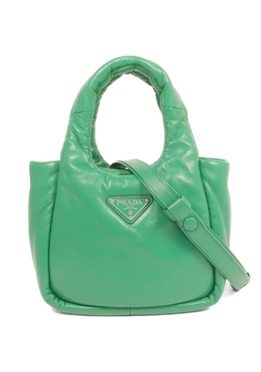 Prada Pre-Owned padded leather tote bag - Green