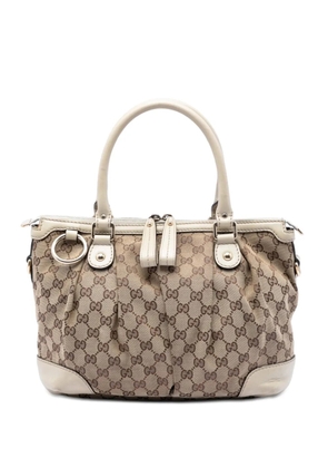 Gucci Pre-Owned 2016-2026 GG Canvas Sukey satchel - White