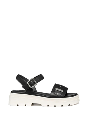 Geox buckle-fastening chunky-sole sandals - Black