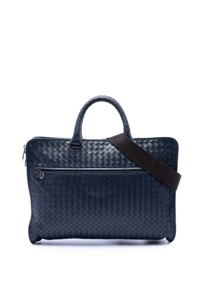 Bottega Veneta Pre-Owned 2012-2026 Nappa Intrecciato business bag - Blue