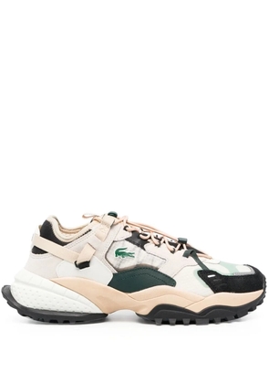 Lacoste logo-patch lace-up sneakers - Neutrals