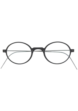 Lindberg round frame glasses - Black