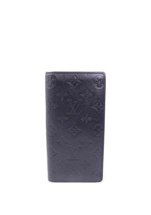 Louis Vuitton Pre-Owned Monogram Shadow Brazza wallet - Black
