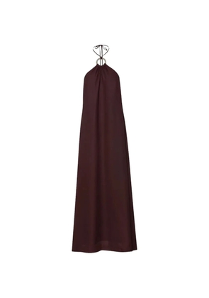 Baobab Flora halterneck maxi dress - Brown