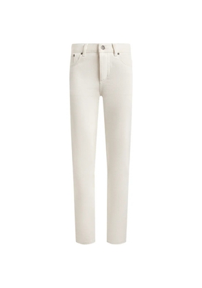 12 STOREEZ 132 slim-fit jeans - White