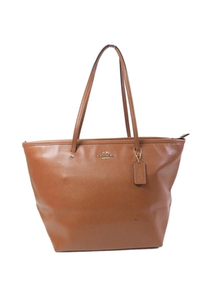 Coach Vintage grained leather tote bag - Brown